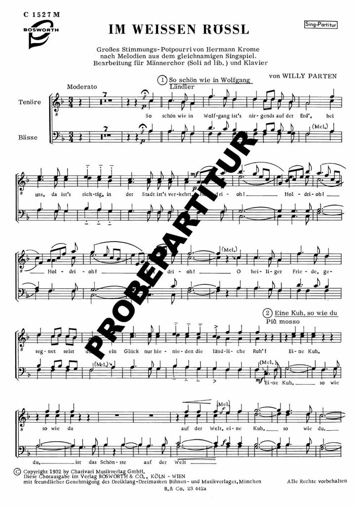 Im weißen Rössl - Potpourri